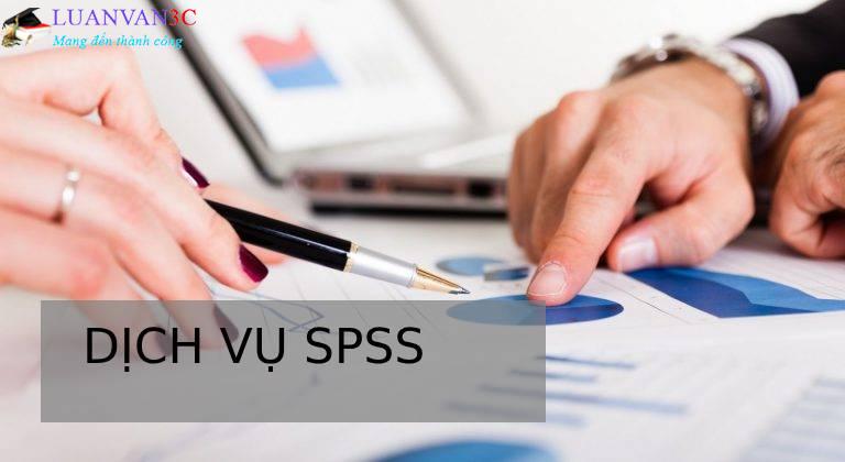 Dịch vụ xử lý SPSS uy tín chất lượng giá cả hợp lý